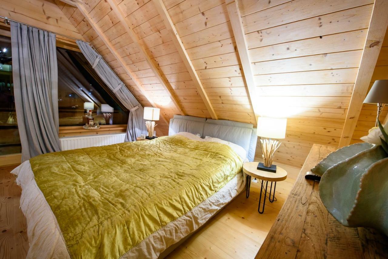 Labowska Chata - Basen, Sauna, Grota Solna Łabowa المظهر الخارجي الصورة