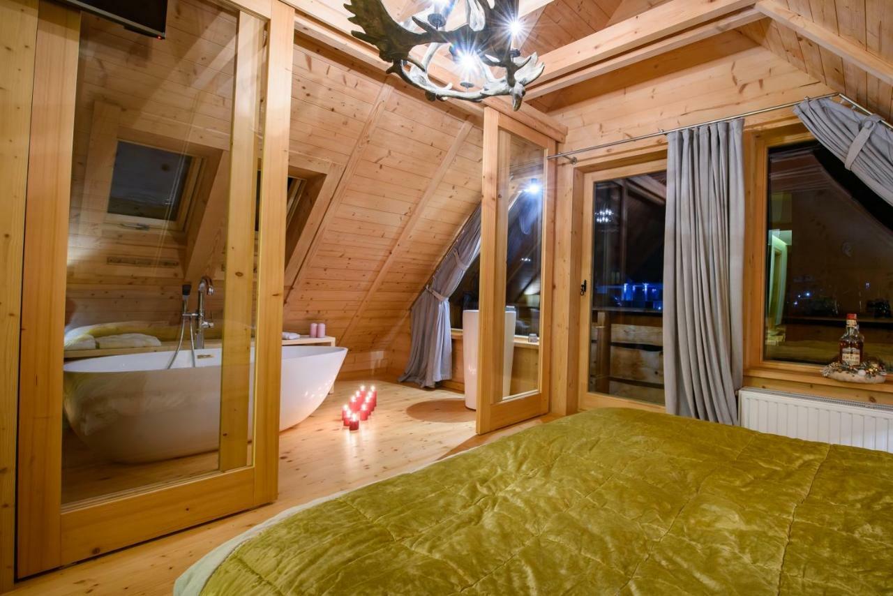 Labowska Chata - Basen, Sauna, Grota Solna Łabowa المظهر الخارجي الصورة