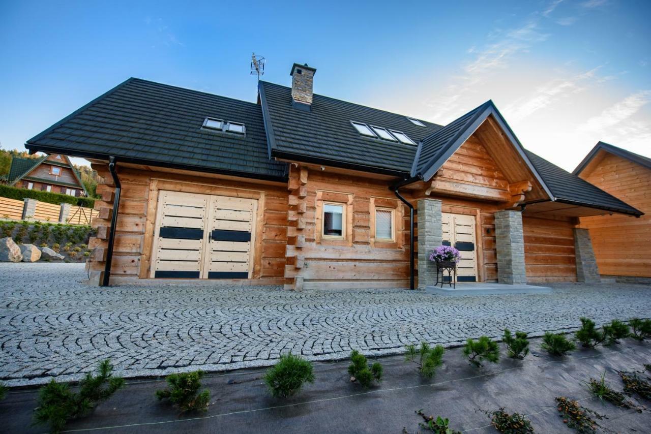 Labowska Chata - Basen, Sauna, Grota Solna Łabowa المظهر الخارجي الصورة