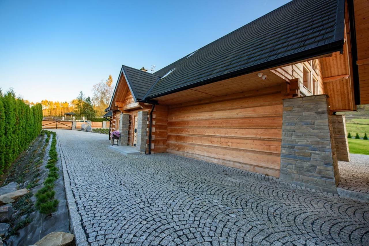 Labowska Chata - Basen, Sauna, Grota Solna Łabowa المظهر الخارجي الصورة