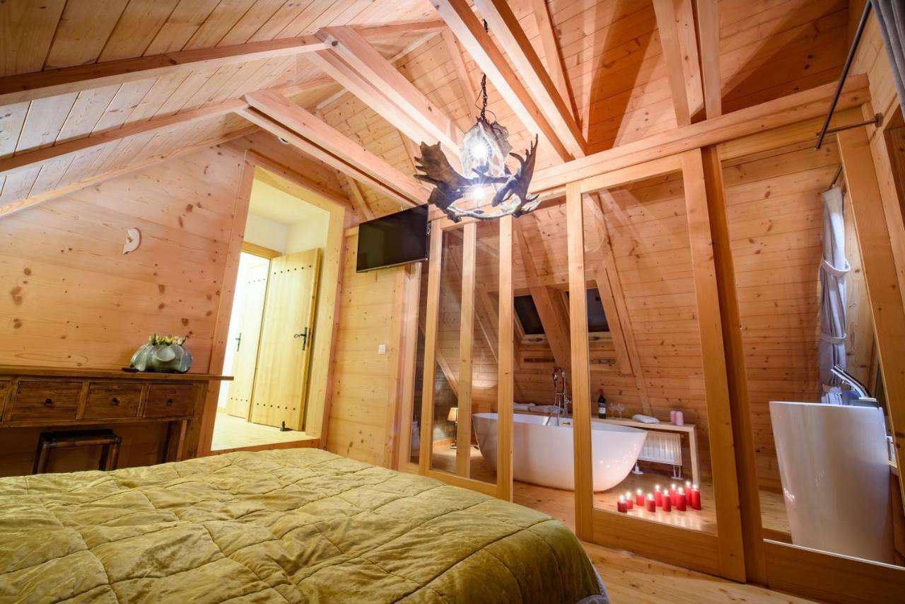 Labowska Chata - Basen, Sauna, Grota Solna Łabowa المظهر الخارجي الصورة