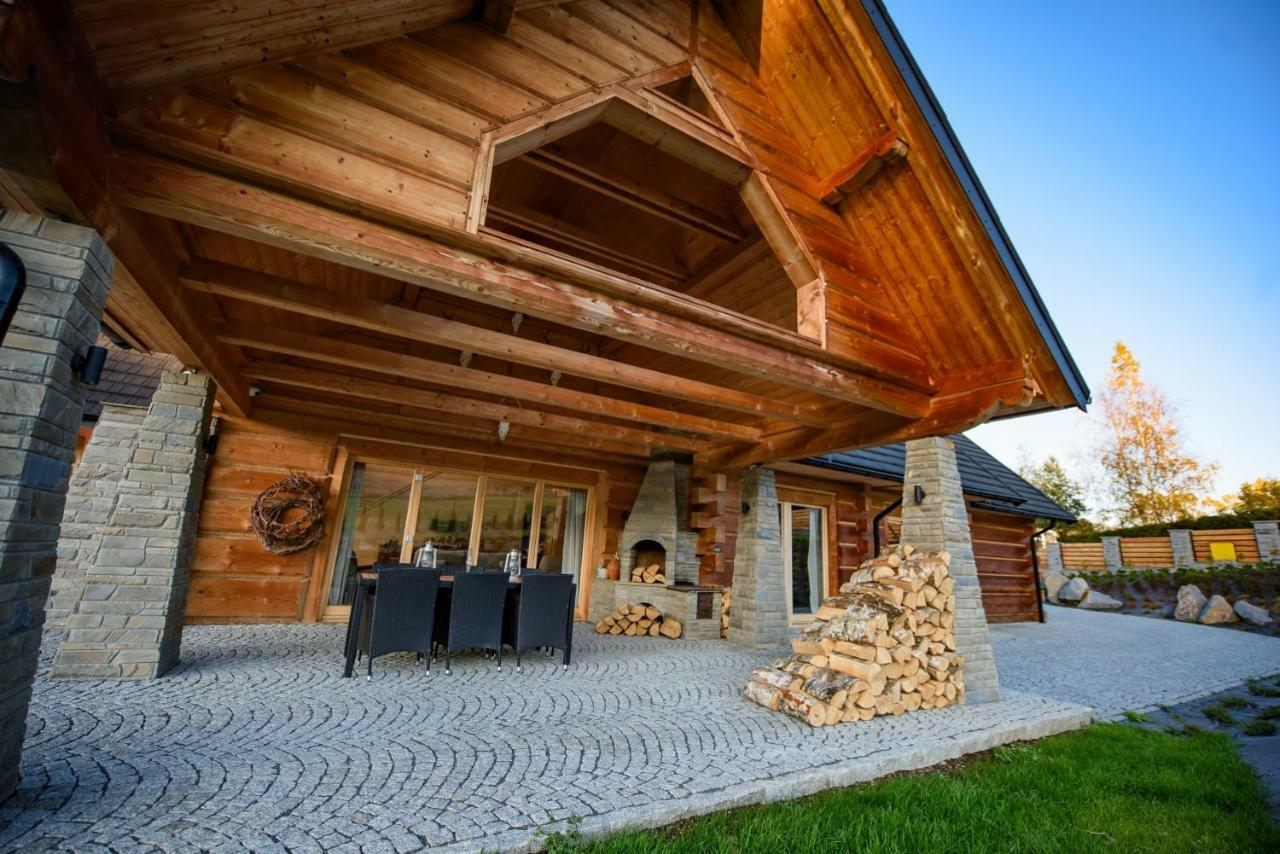 Labowska Chata - Basen, Sauna, Grota Solna Łabowa المظهر الخارجي الصورة